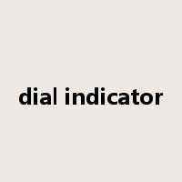 dial indicator是什么意思