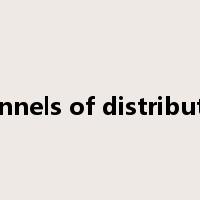 channels of distribution是什么意思