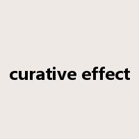 curative effect是什么意思