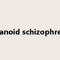 paranoid schizophrenia是什么意思