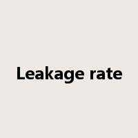 Leakage rate是什么意思