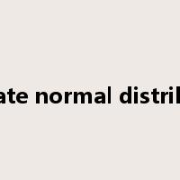 Bivariate normal distribution是什么意思
