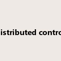 distributed control是什么意思