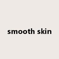 smooth skin是什么意思