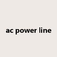 ac power line是什么意思