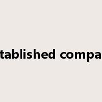 established company是什么意思