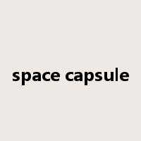 space capsule是什么意思