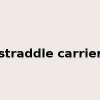straddle carrier是什么意思