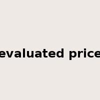 evaluated price是什么意思