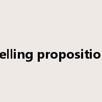 selling proposition是什么意思