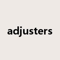 adjusters是什么意思