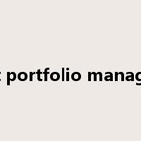 Project portfolio management是什么意思