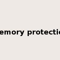 Memory protection是什么意思