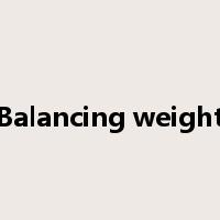 Balancing weight是什么意思