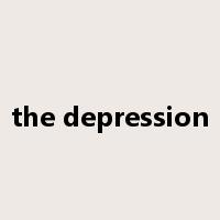 the depression是什么意思
