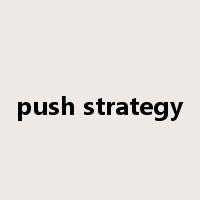 push strategy是什么意思
