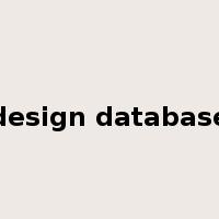 design database是什么意思