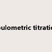 coulometric titration是什么意思