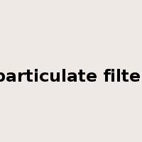 particulate filter是什么意思