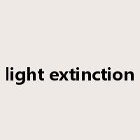 light extinction是什么意思