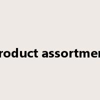 product assortment是什么意思