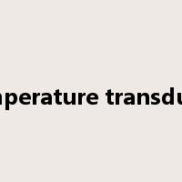 temperature transducer是什么意思