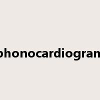 phonocardiogram是什么意思