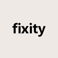 fixity是什么意思