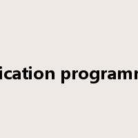 application programming是什么意思