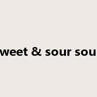 sweet & sour soup是什么意思