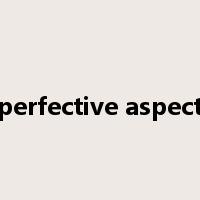 perfective aspect是什么意思