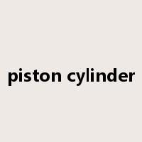 piston cylinder是什么意思