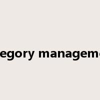 category management是什么意思