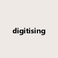 digitising是什么意思