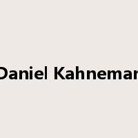 Daniel Kahneman是什么意思