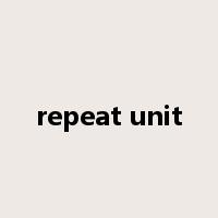 repeat unit是什么意思