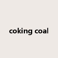 coking coal是什么意思