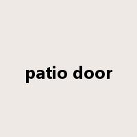 patio door是什么意思