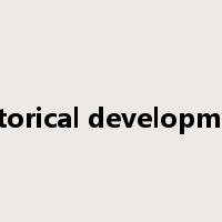 historical development是什么意思