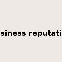 business reputation是什么意思