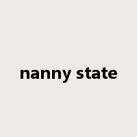 nanny state是什么意思