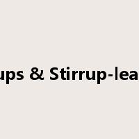 Stirrups & Stirrup-leathers是什么意思