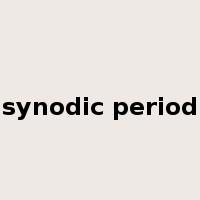synodic period是什么意思