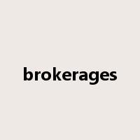 brokerages是什么意思