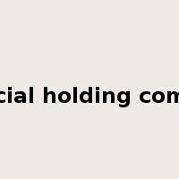 financial holding company是什么意思