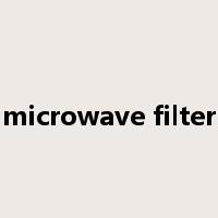 microwave filter是什么意思