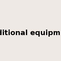 additional equipment是什么意思