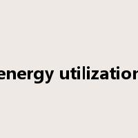 energy utilization是什么意思