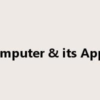 Microcomputer & its Application是什么意思