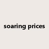 soaring prices是什么意思